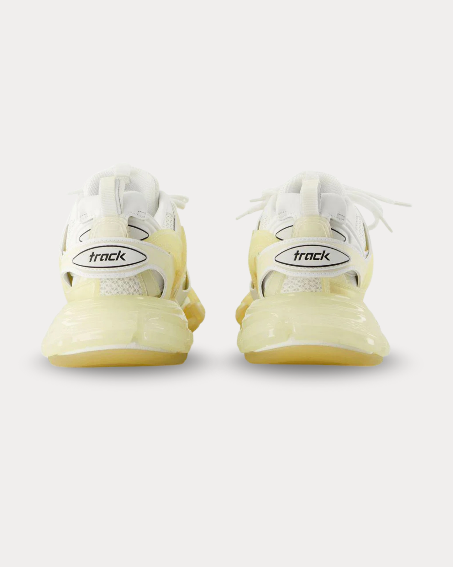 Balenciaga - Track Clear Sole White Low Top Sneakers