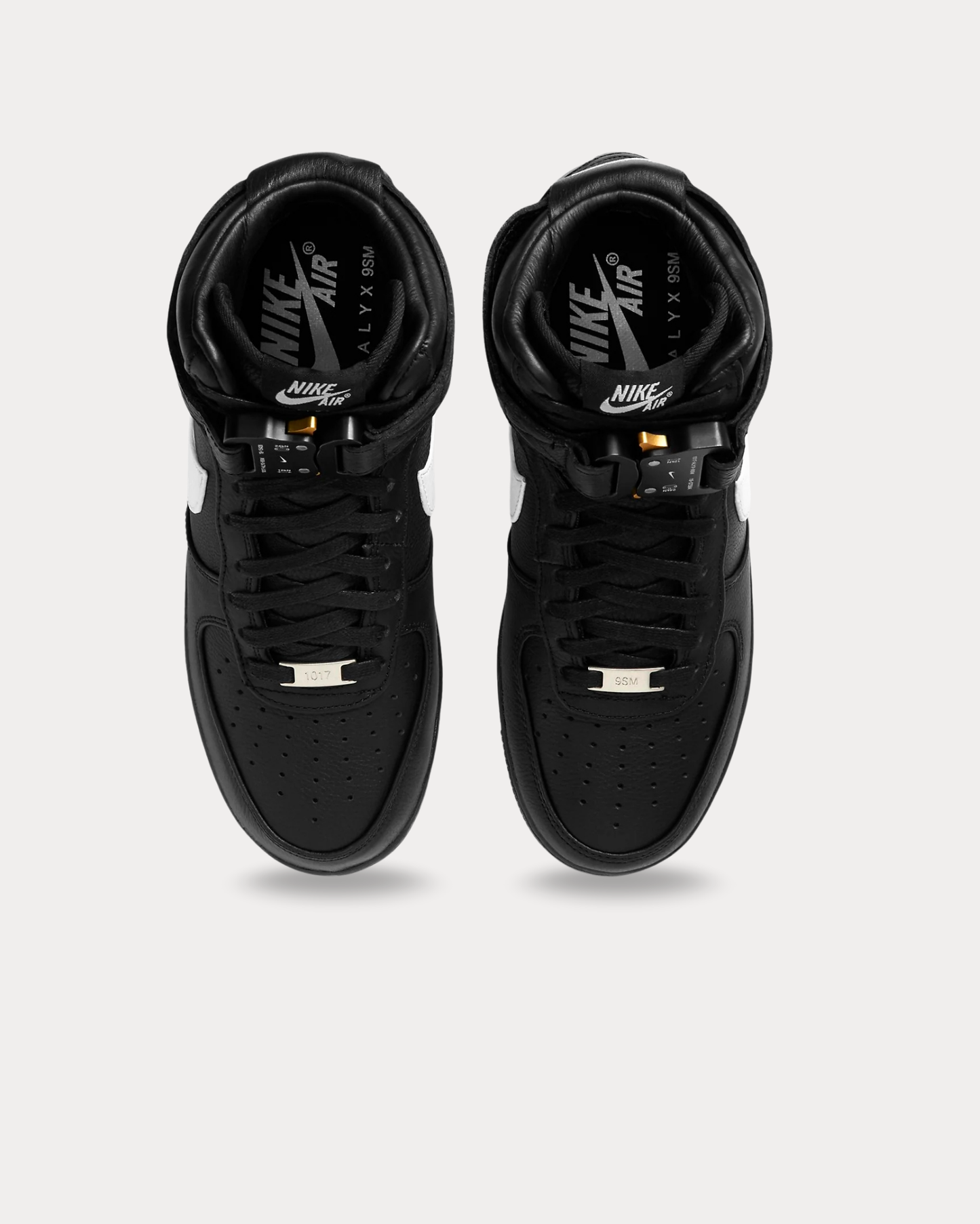 Nike x ALYX - AIR FORCE 1 HI / ALYX Black & White High Top Sneakers