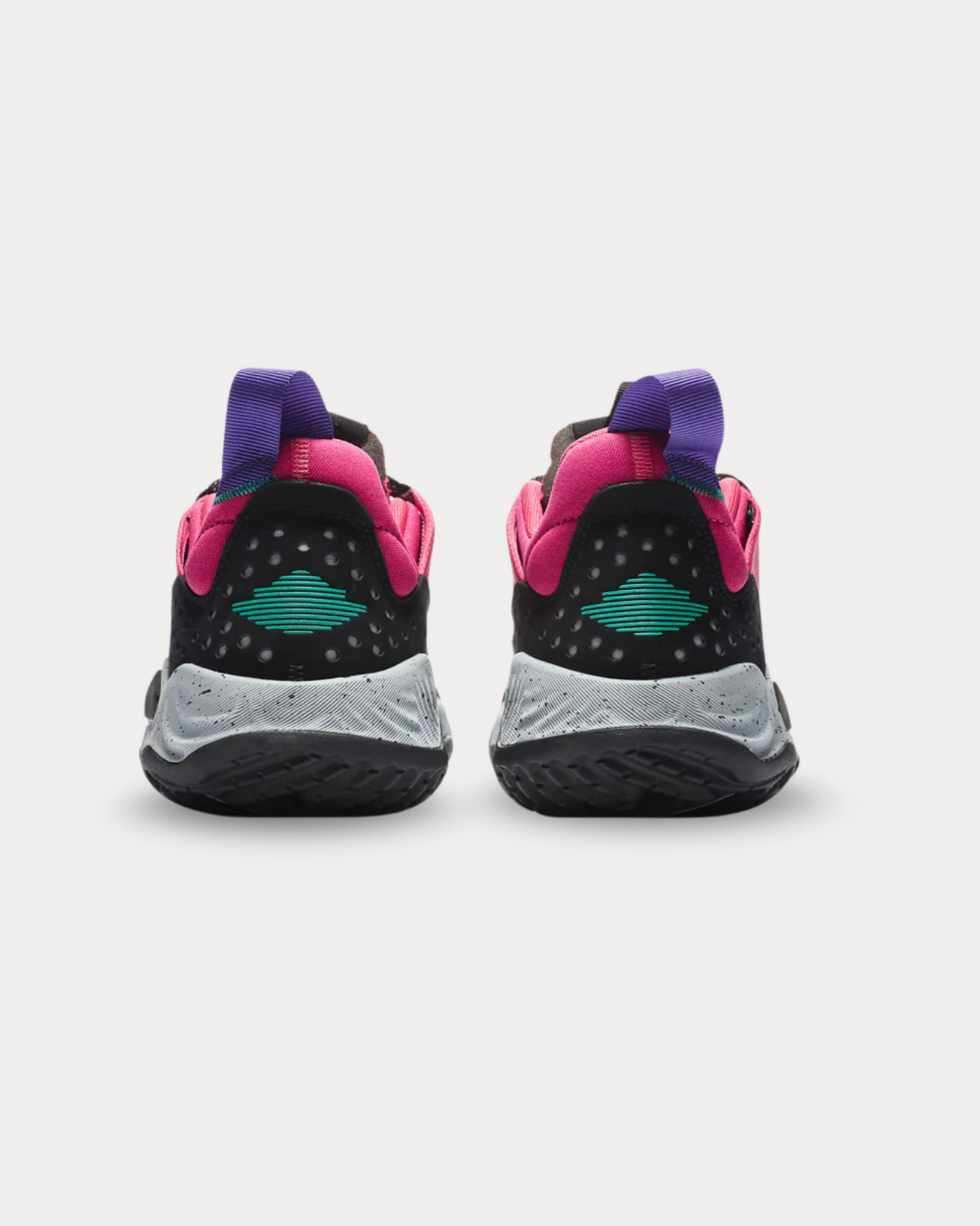 Jordan - Delta Black Court Purple Low Top Sneakers