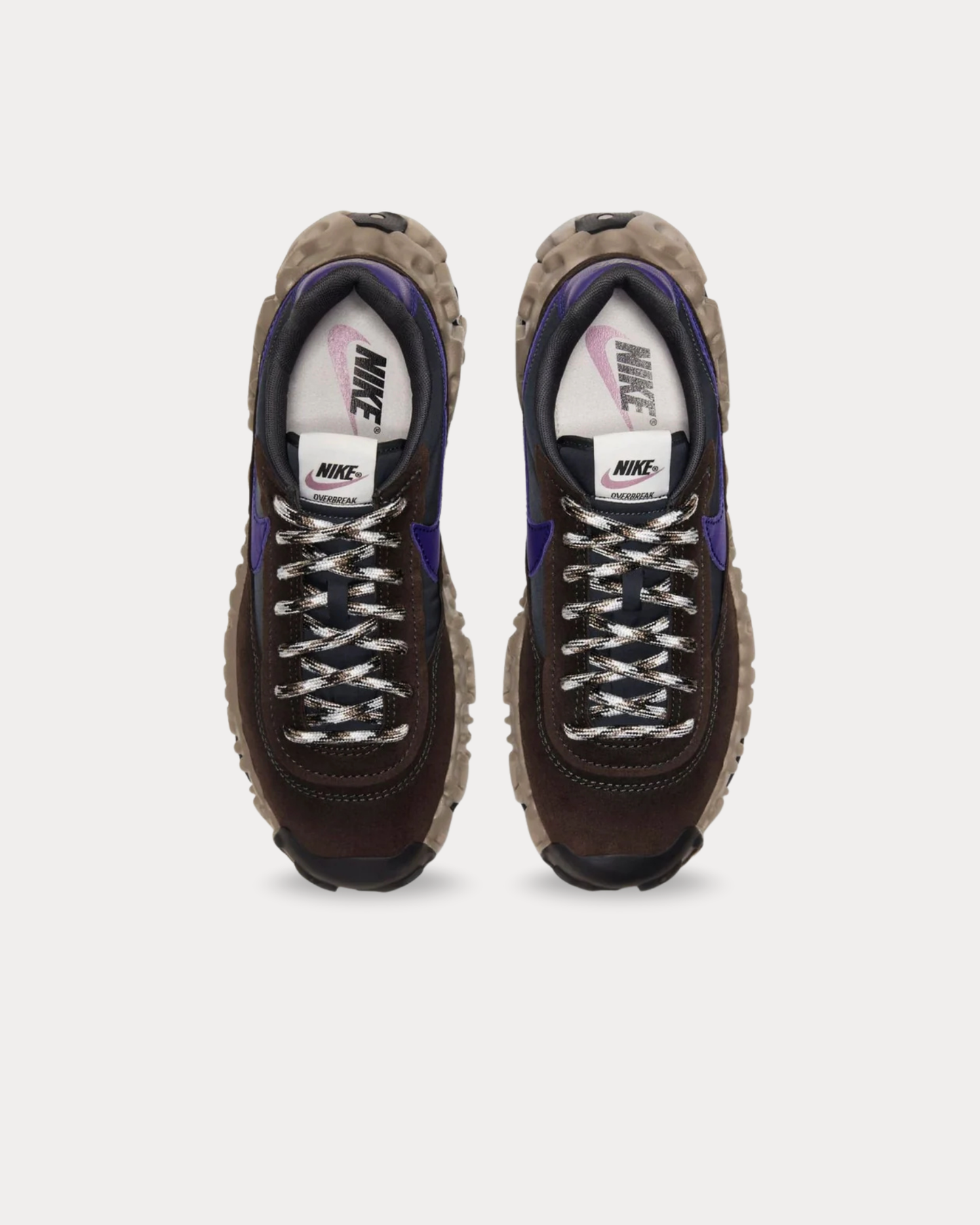 Nike - Overbreak SP Brown & New Orchid Low Top Sneakers
