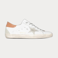 Golden Goose Super-Star Low-Top Leather Sneakers White