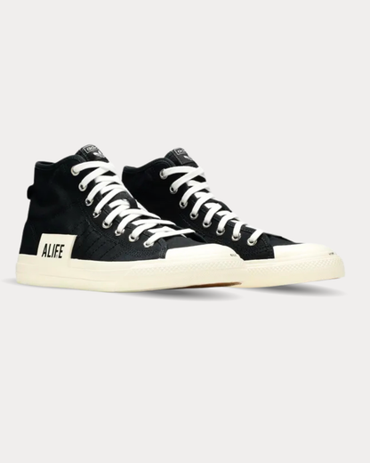 Adidas x Alife - Nizza Black High Top Sneakers