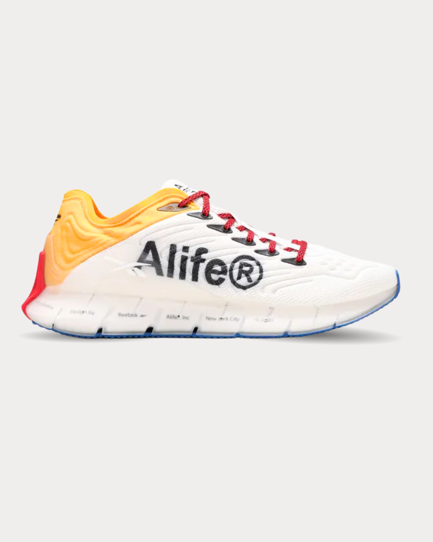 Reebok - x Alife Zig Kinetica White Low Top Sneakers
