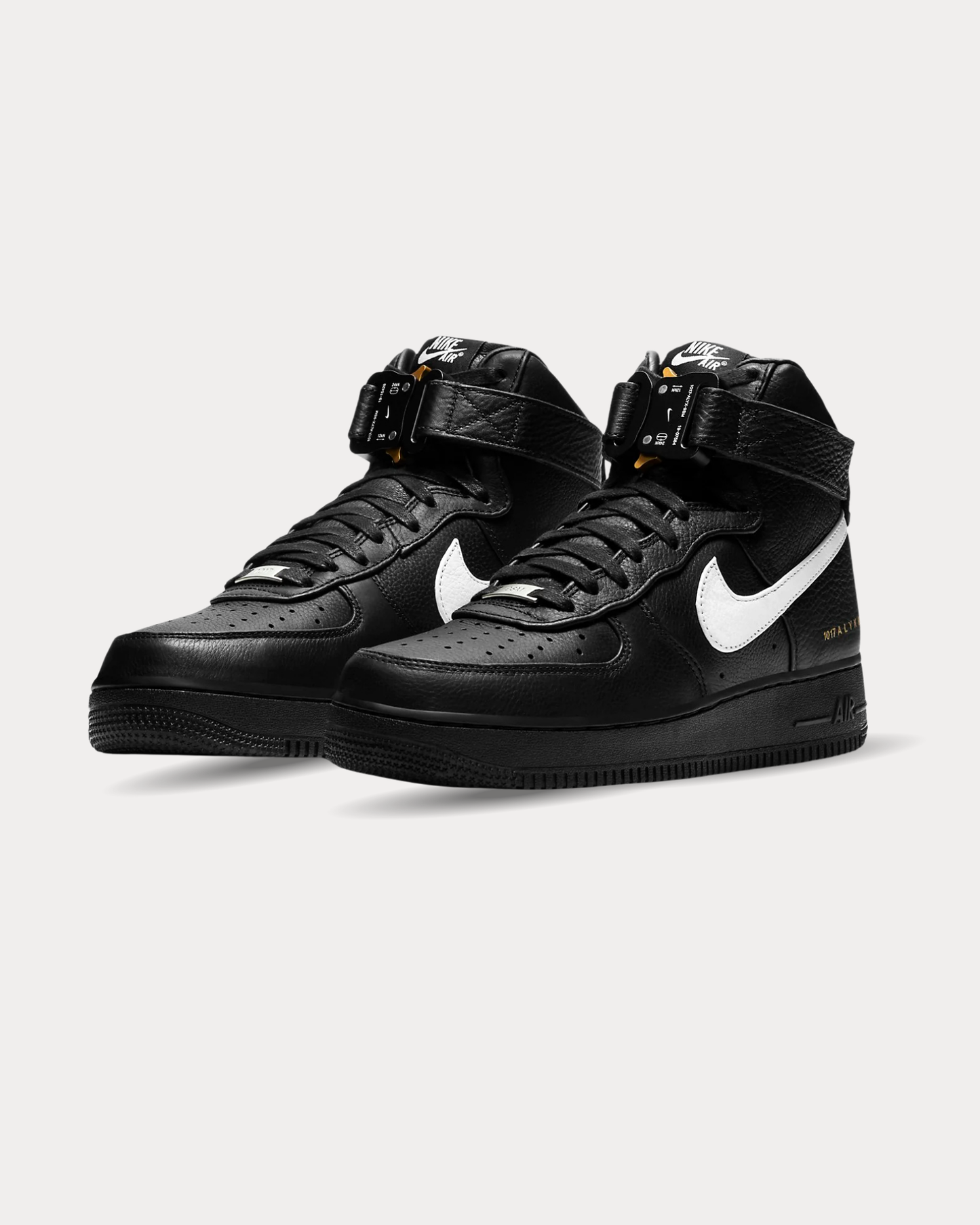 Nike x ALYX - AIR FORCE 1 HI / ALYX Black & White High Top Sneakers