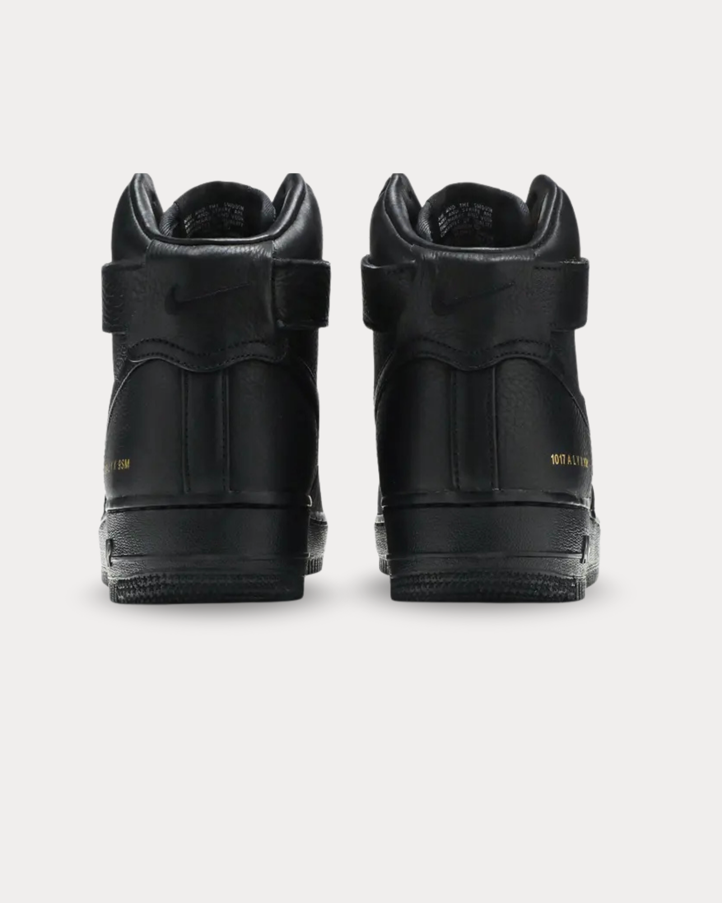 Nike x ALYX - AIR FORCE 1 HI / ALYX Black High Top Sneakers