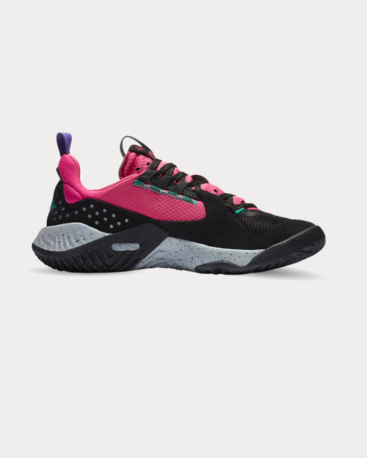 Jordan - Delta Black Court Purple Low Top Sneakers