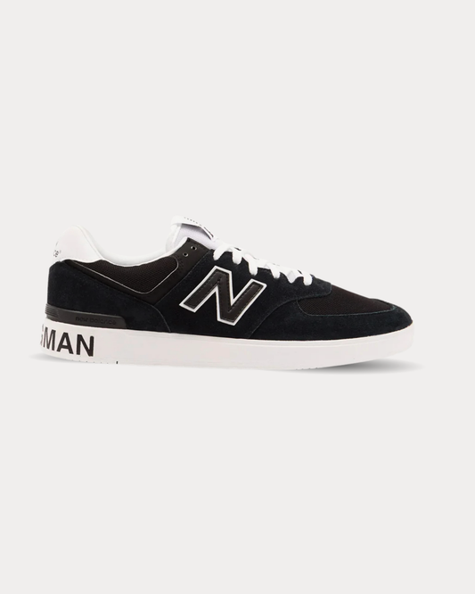 New Balance x Junya Watanabe - AM574 Suede Black Low Top Sneakers