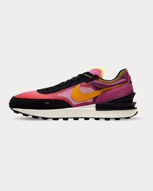 Nike - Waffle One Active Fuchsia / Black / Coconut Milk / University Gold Low Top Sneakers