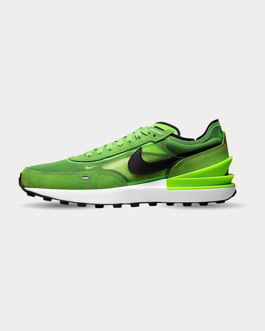 Nike - Waffle One Electric Green / Mean Green / Hyper Crimson / Black Low Top Sneakers