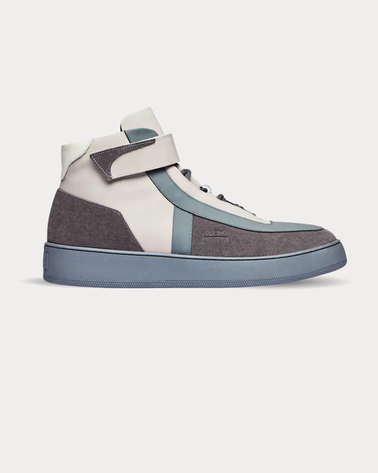 A-COLD-WALL- Corbusier Hi White & Grey High Top Sneakers
