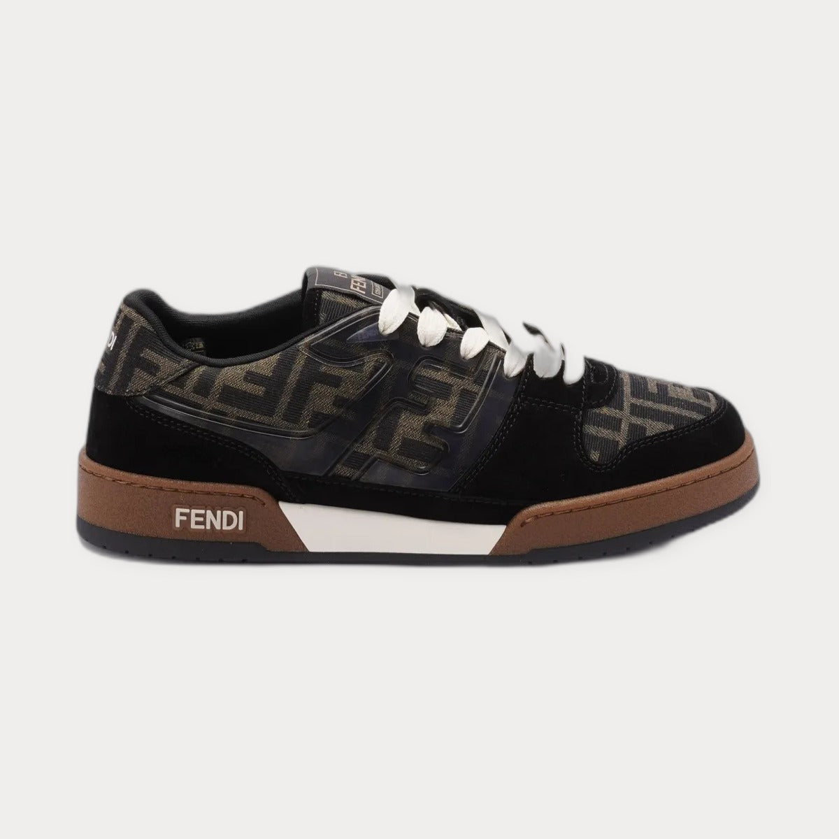 FENDI Match Sneakers Brown