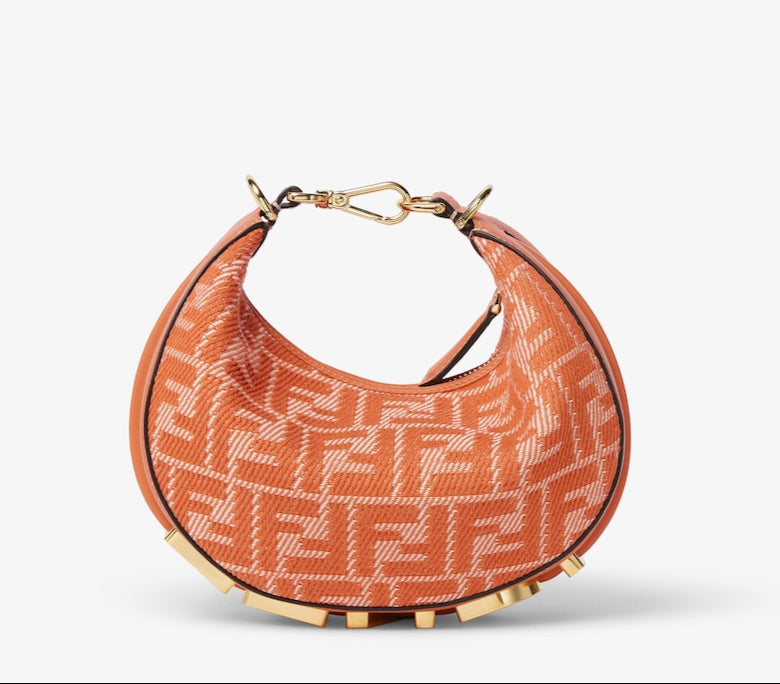Fendi Mini Fendigraphy Bag – Orange FF Jacquard
