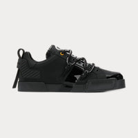 Dolce & GabbanaPortofino Patent Leather Sneakers Black