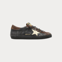 Golden GooseSuper-Star Panelled Leather Sneakers Black
