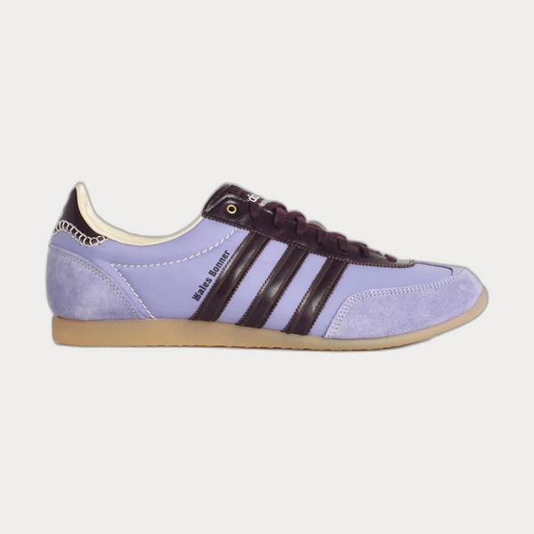 Adidasx Wales Bonner Suede-Leather Sneakers Purple