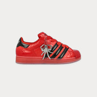 Adidas X Sp5der Superstar Lace-Up Sneakers Red