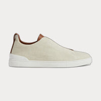 ZegnaTriple Stitch Sneakers Neutrals