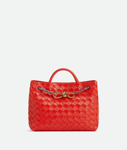 Bottega Veneta Small Andiamo – Cherry Tomato
