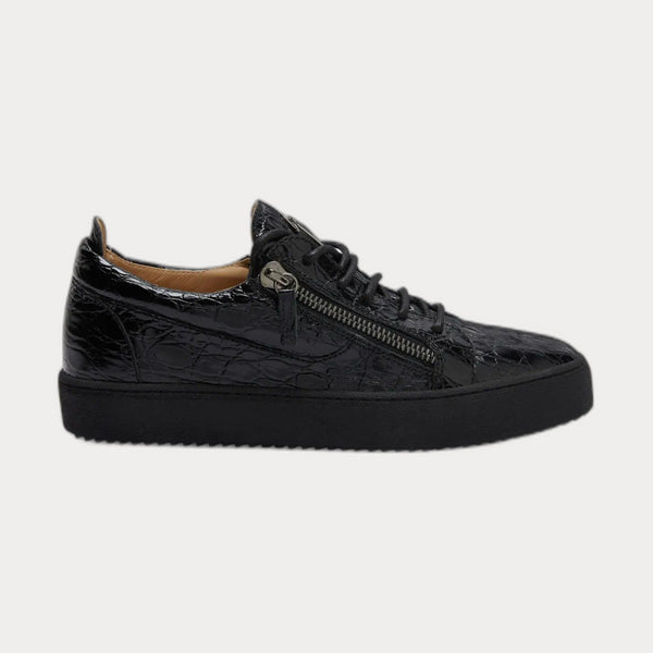 Giuseppe ZanottiFrankie Double-Zip Low-Top Sneakers Black